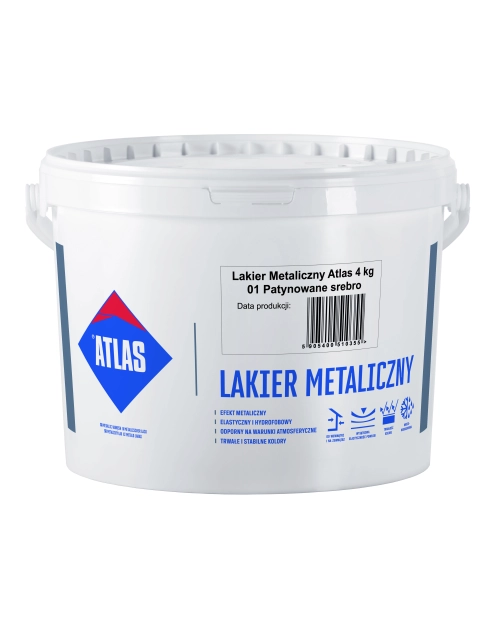Zdjęcie: Lakier metaliczny 4 kg miedź ATLAS
