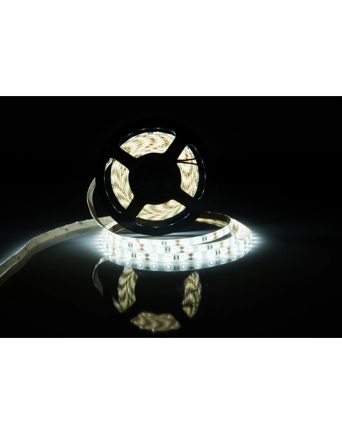 Zdjęcie: Taśma LED 50 m pro 12 V dioda 28x35 IP20 6 W/m zimna biała POLGAR