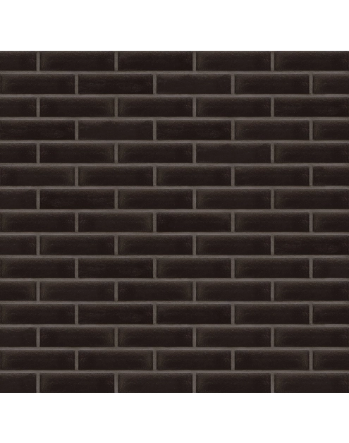 Zdjęcie: Płytka klinkierowa 65x250x10 mm onyksowa czerń gatunek I KING KLINKER