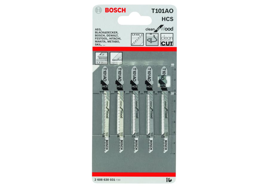 Zdjęcie: Brzeszczot do wyrzynarek Bosch T 101 AO Clean for Wood BOSCH