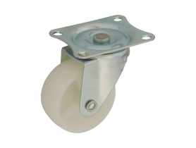 Zestaw jezdny koło poliamidowe 50 mm, 1 mm, 50 kg, płyta obrotowa METRO