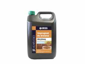 Impregnat akrylowy do drewna 5L kasztan IRISS