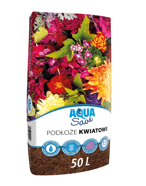 Zdjęcie: Podłoże kwiatowe Aqua Save 50 L AGARIS