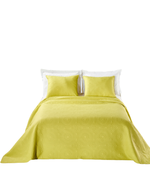 Zdjęcie: Narzuta Elodie seledynowa 240x260 cm + 2x50x60 cm DECO KING