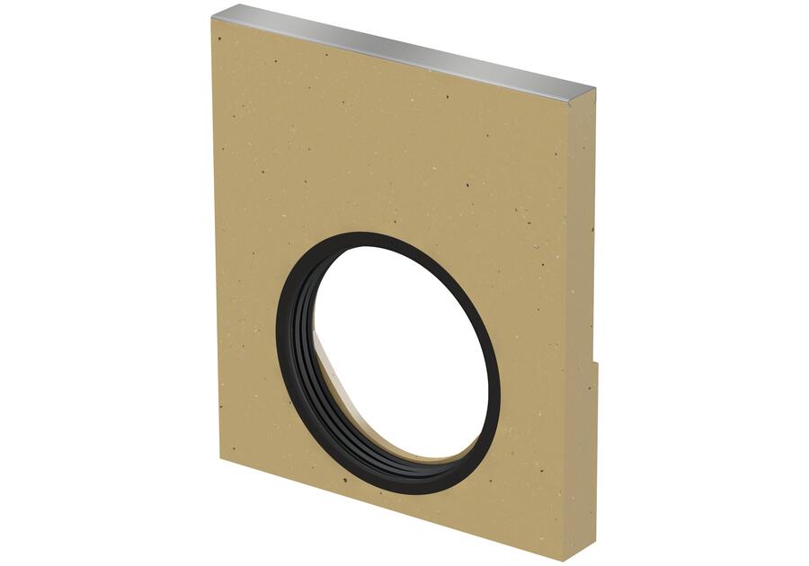 Zdjęcie: Ścianka czołowa z otworem z polimerobetonu, krawędzie ze stali ocynkowanej Mulitline V150 ACO