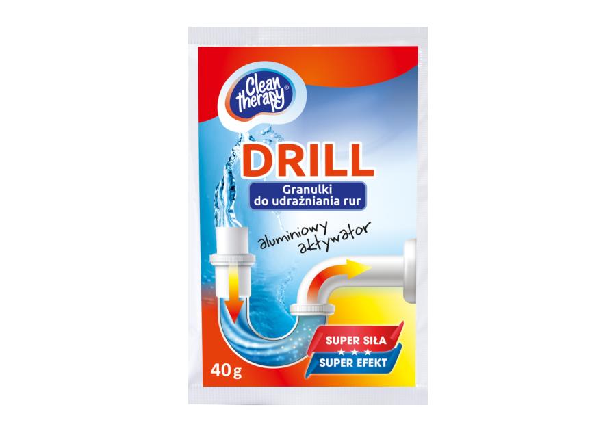 Zdjęcie: Granulki do udrażniania rur Drill 40g CLEAN THERAPY