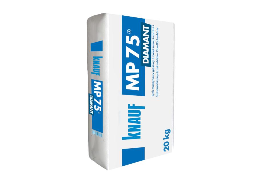 Zdjęcie: Tynk gipsowy MP 75 Diamant 20 kg maszynowy KNAUF