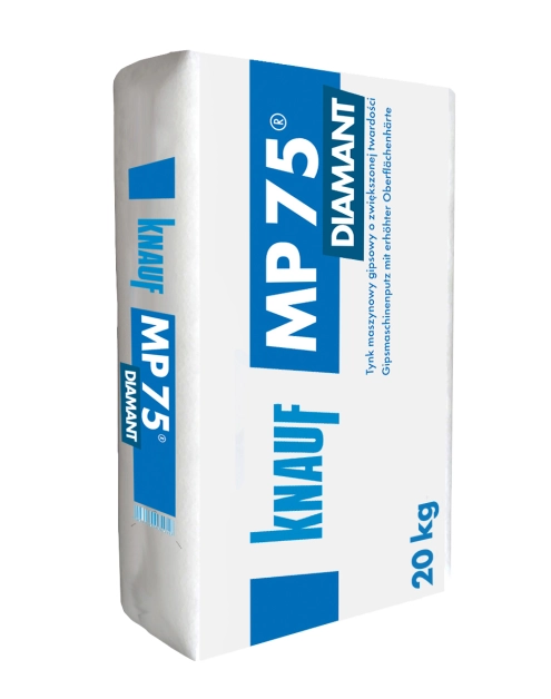 Zdjęcie: Tynk gipsowy MP 75 Diamant 20 kg maszynowy KNAUF
