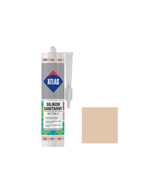 Zdjęcie: Silikon sanitarny Silton S kremowy ATLAS
