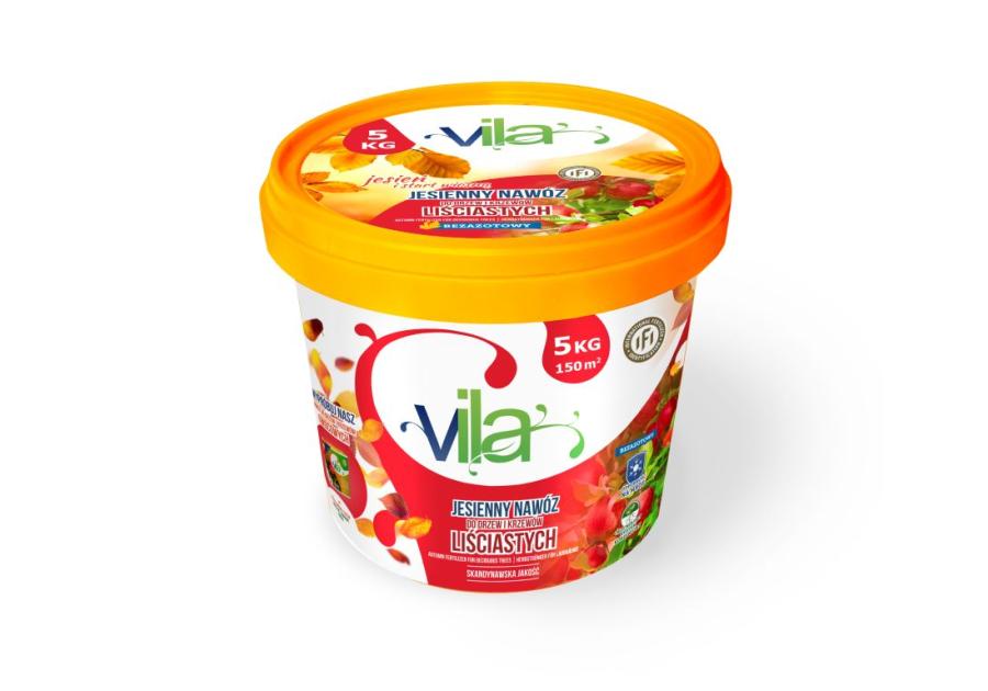 Zdjęcie: Nawóz jesienny do drzew i krzewów liściastych 5 kg wiaderko VILA