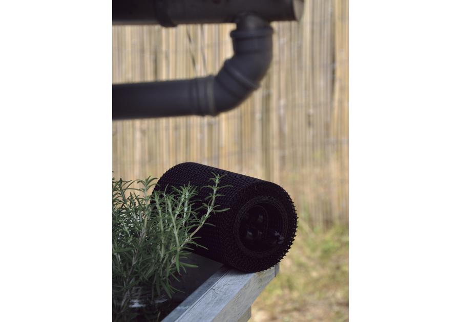 Zdjęcie: Siatka ochronna na rynny Leaf Protec, 0,17 x 6 m, czarny NORTENE