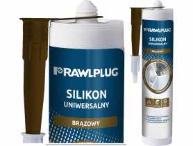 Silikon uniwersalny brązowy 300 ml RAWLPLUG