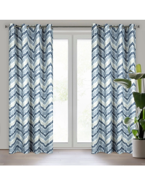 Zdjęcie: Zasłona gotowa Ann 140x250 cm szary EUROFIRANY