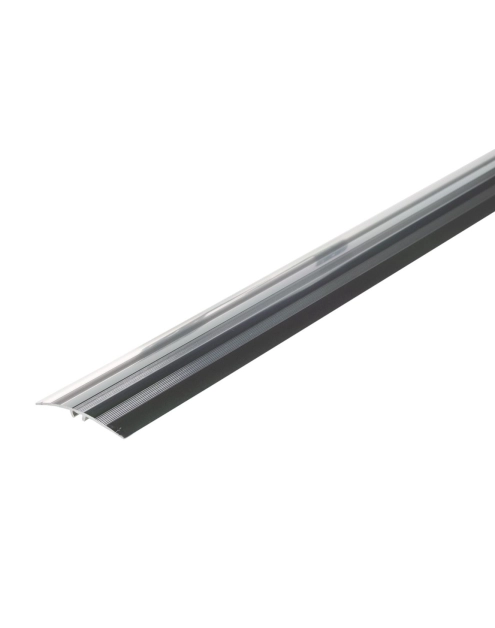 Zdjęcie: Listwa ochronna AL wcisk z ryflem 47 mm 5w1 klejona L= 0,93 m Srebrny El-Poler anoda połysk CEZAR