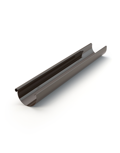 Zdjęcie: Rynna dachowa 75 mm - 2 m ciemny brąz GAMRAT