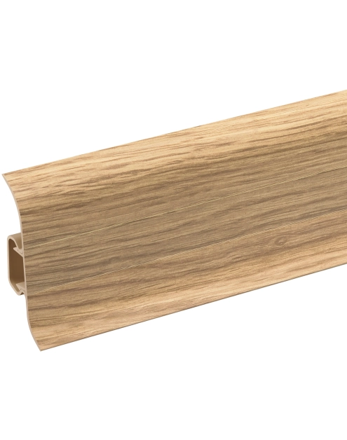 Zdjęcie: Listwa przypodłogowa PVC Premium Classic 22x59 mm; 2,20 m Dąb Klasyczny Mat CEZAR
