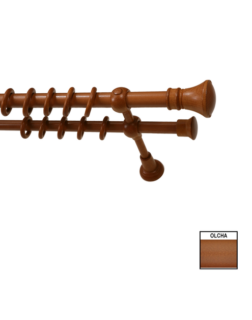 Zdjęcie: Karnisz podwójny Helios 200 cm olcha KARWEL