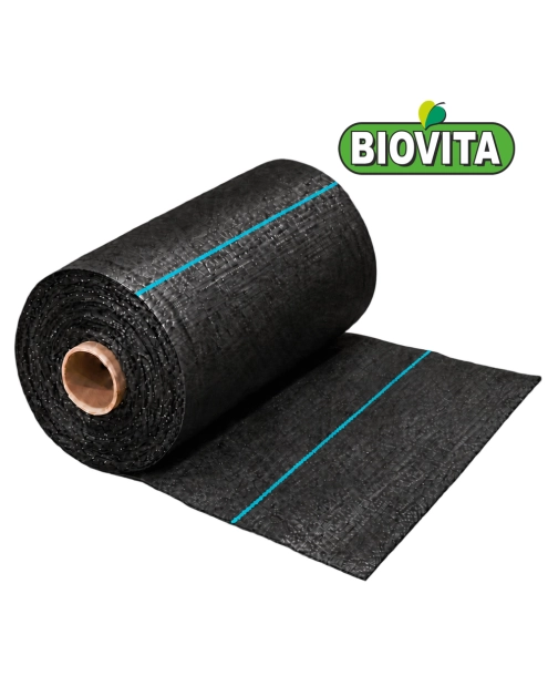 Zdjęcie: Agrotkanina mocna 100 g/m2 czarna 0,4 x 100 m BIOVITA