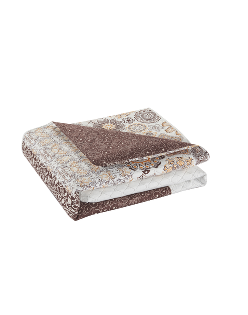 Zdjęcie: Narzuta Alhambra brown+ora 170x270 cm DECOKING