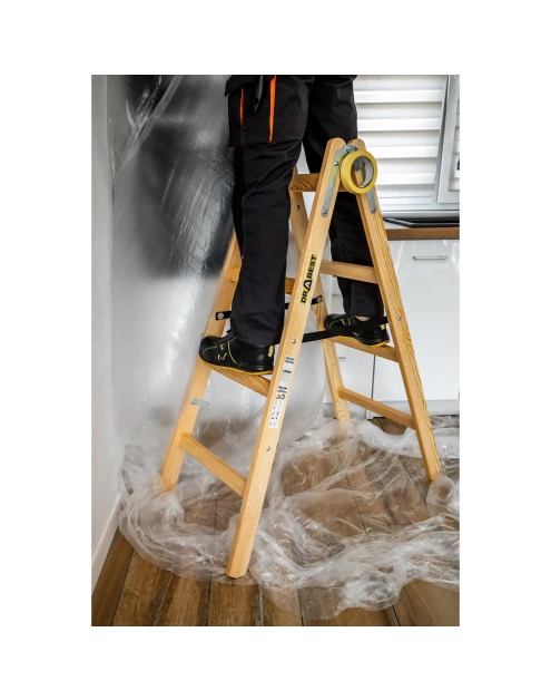 Zdjęcie: Drabina drewniana 153 cm 2x5 DRABEST