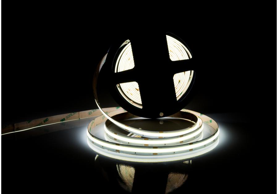 Zdjęcie: Taśma LED 50 m Cob 12 V 10 W/m neutralna biała POLGAR