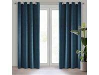 Zdjęcie: Zasłona gotowa Pierre 140x250 cm granatowy EUROFIRANY