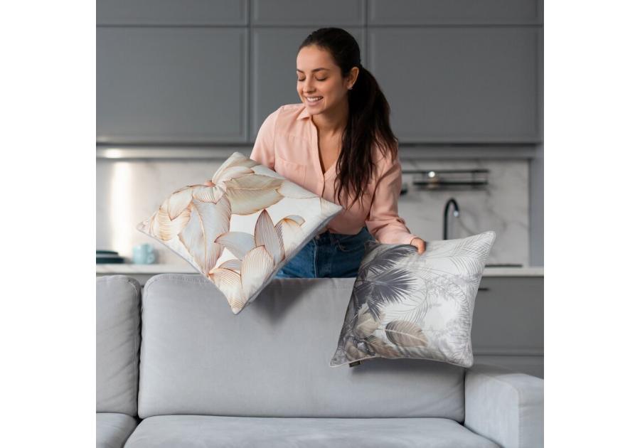 Zdjęcie: Poszewka 197 żółta 45 x 45 cm Velvet EUROFIRANY