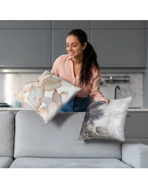 Zdjęcie: Poszewka 197 żółta 45 x 45 cm Velvet EUROFIRANY