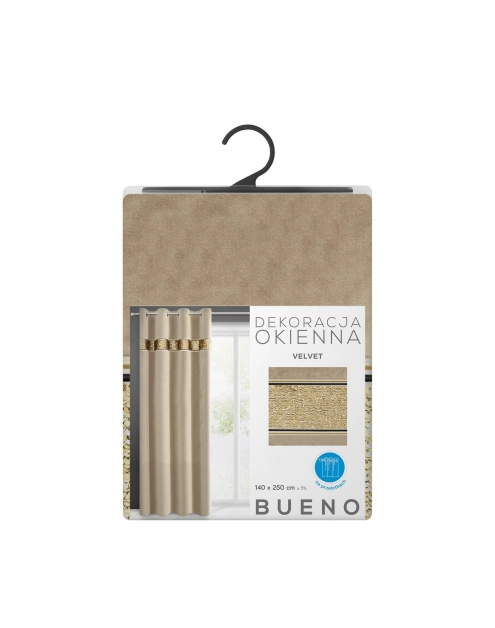 Zdjęcie: Zasłona gotowa Bueno 140 x 250 cm beżowy EUROFIRANY