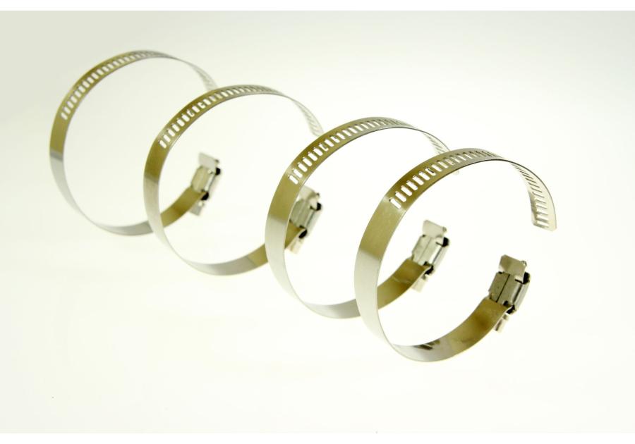 Zdjęcie: Opaski zaciskowe Clamp 40 - 60 cm stalowe 4 szt. BOTTARI