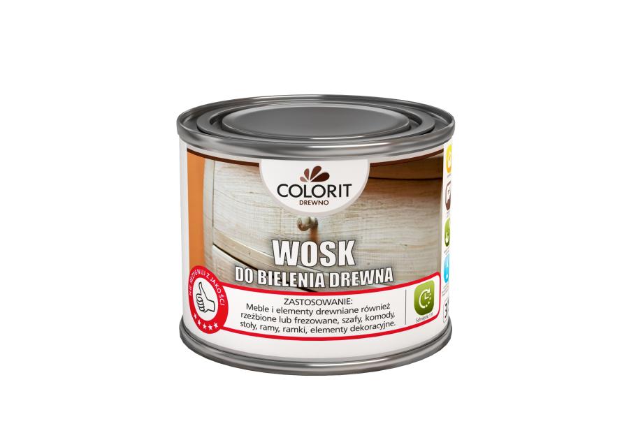 Zdjęcie: Wosk do bielenia drewna, biały 375 ml COLORIT