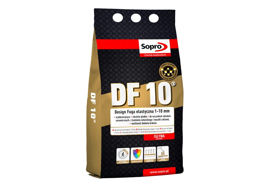 Zdjęcie: Fuga elastyczna Design DF10 1-10 mm szary 15 1053A SOPRO