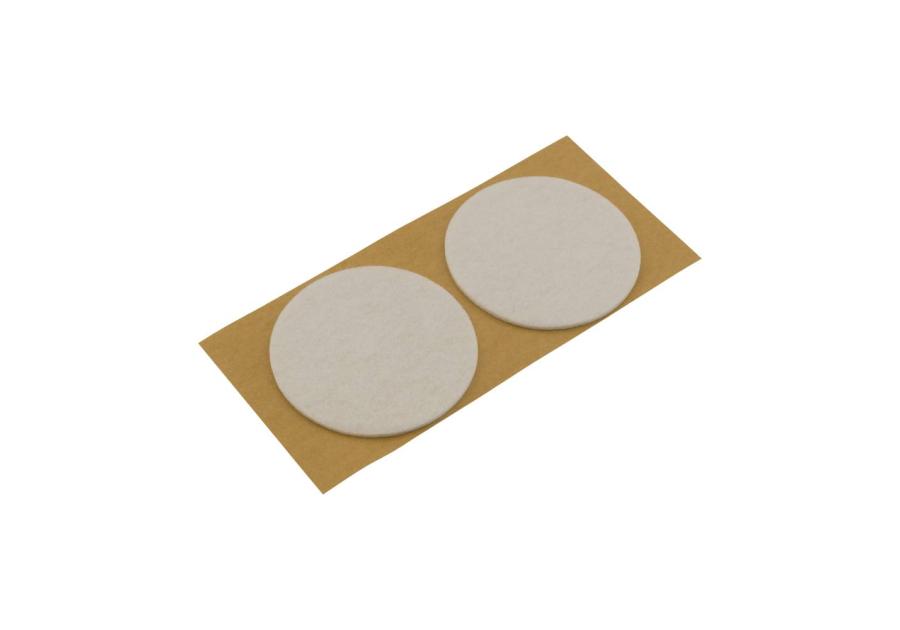 Zdjęcie: Podkładki filcowe samoprzylepne białe fi 70 METRO