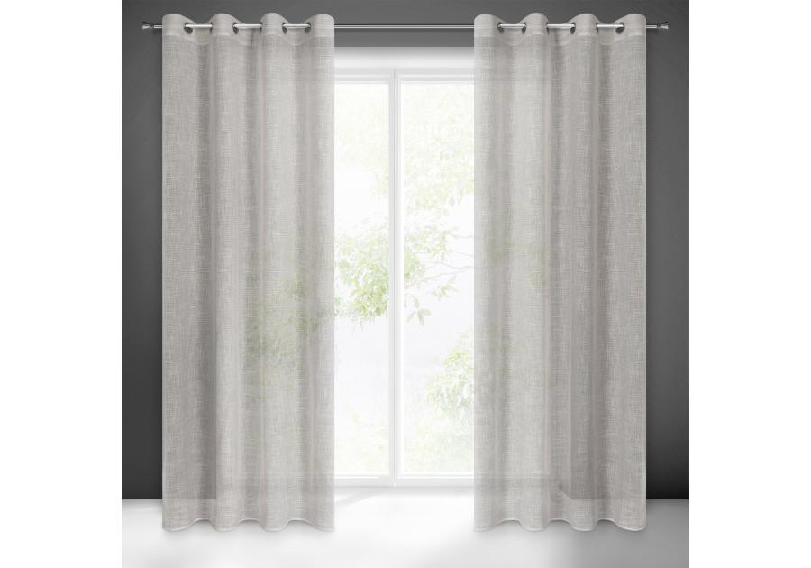 Zdjęcie: Zasłona gotowa Nel 140x250 cm szary EUROFIRANY