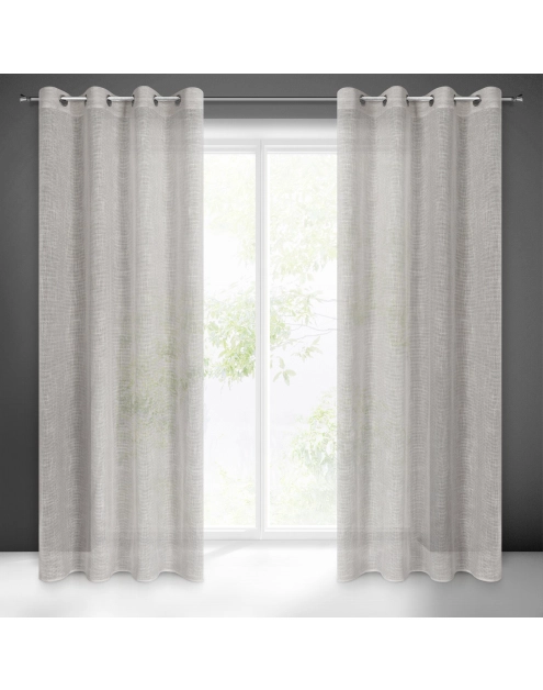 Zdjęcie: Zasłona gotowa Nel 140x250 cm szary EUROFIRANY