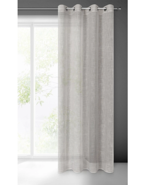 Zdjęcie: Zasłona gotowa Nel 140x250 cm szary EUROFIRANY