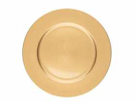 Podkładka pod talerz z brokatem 33 cm złota ALTOMDESIGN