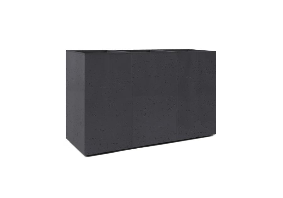 Zdjęcie: Kwietnik Karo 900x300x600 mm beton recycled, antracytowy LAMELA