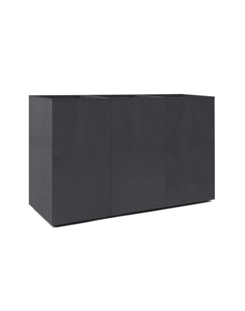 Zdjęcie: Kwietnik Karo 900x300x600 mm beton recycled, antracytowy LAMELA