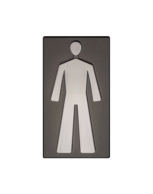 Zdjęcie: Oznaczenie Inv wc grafit chłopczyk DOMINO