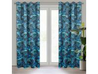 Zdjęcie: Zasłona gotowa Liz 140x250 cm niebieski EUROFIRANY