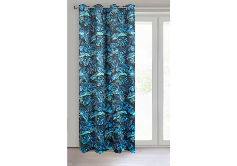 Zdjęcie: Zasłona gotowa Liz 140x250 cm niebieski EUROFIRANY