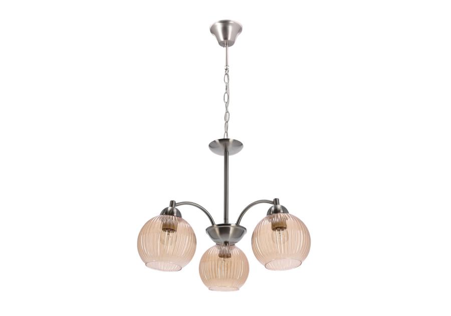 Zdjęcie: Lampa wisząca Medina 3x60 W E27 srebrny+bursztynowy CANDELLUX