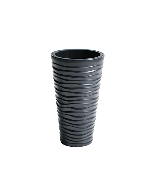 Zdjęcie: Donica Sand Slim antracyt 296x520 mm PROSPERPLAST