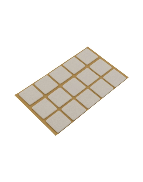 Zdjęcie: Podkładki filcowe samoprzylepne białe 28x28 mm METRO