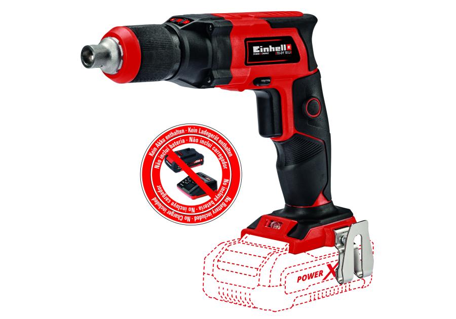 Zdjęcie: Wkrętarka do płyt gipsowych akumulatorowa TE-DY 18 Li-Solo 4259980 EINHELL