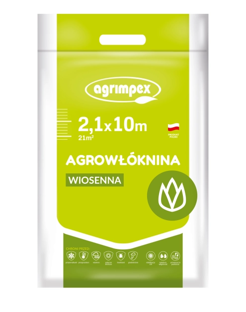 Zdjęcie: Agrowłóknina osłaniająca wiosenna 17 g biała 2,1 x 10 m AGRIMPEX