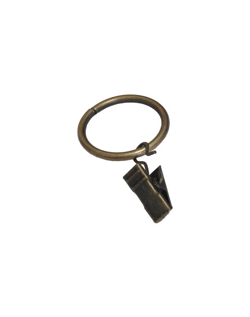 Zdjęcie: Kółka  z żabką do drążka 25 mm mosiadz antyczny GARDINIA