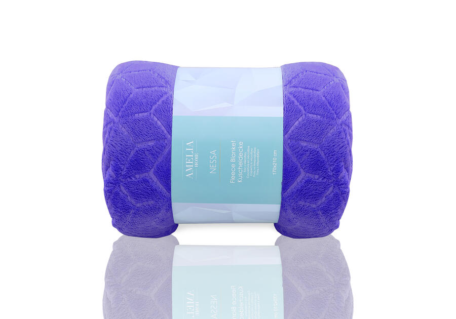 Zdjęcie: Koc Nessa violet 220x240 cm AMELIAHOME