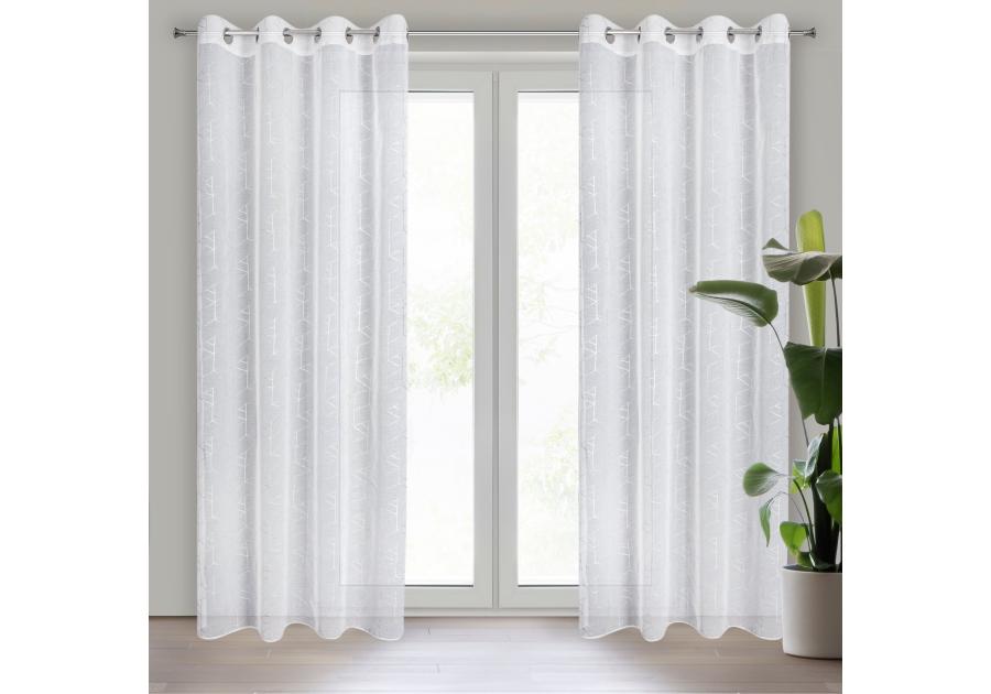 Zdjęcie: Firana gotowa Elsi 140x250 cm biały EUROFIRANY